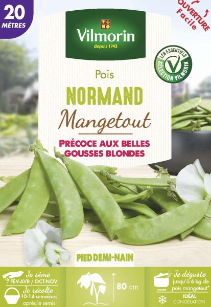 Légumes Secs - Pois Mangetout Normand - 20 m - PACKAGING_RECTO